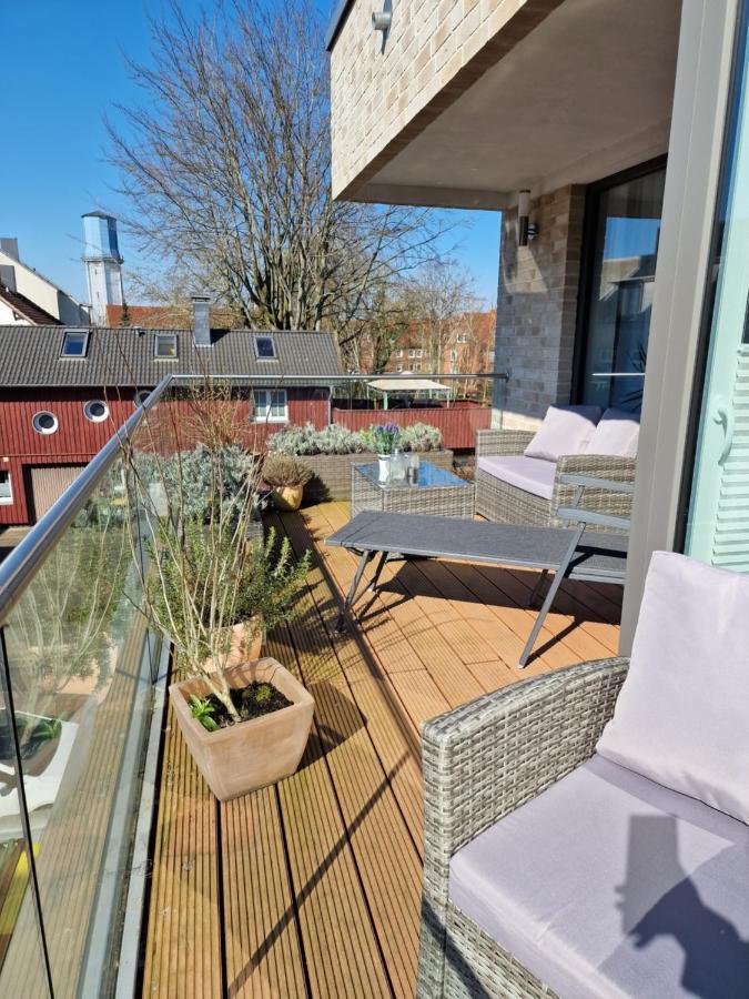 Moderne Penthouse Wohnung Schleswig Kültér fotó